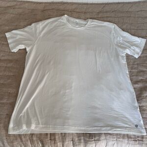 Rhoback Performance Tee T-Shirt Mens Medium White Stretch Soft Golf 3XL